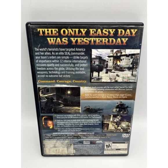 SOCOM II: U.S. Navy SEALs (Sony PlayStation 2, 2003) - Picture 6 of 7